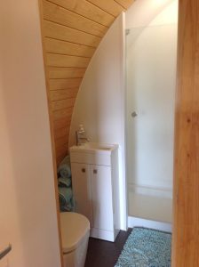 Glamping Pod Warwickshire Bathroom