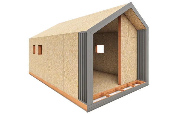 Lodge flat-pack glamping pod