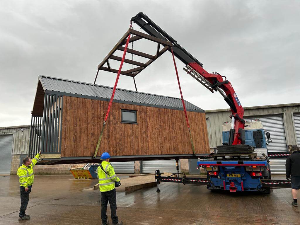 Ex-Show Retreat Pod Leaving for its New Home in Ross On Wye