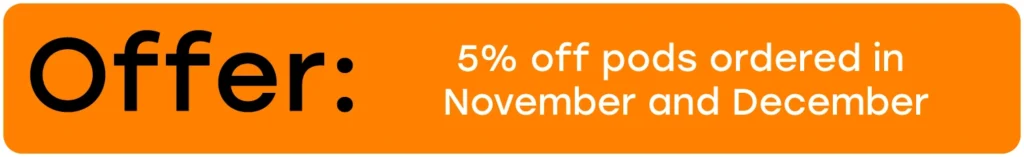 Pods Sale Banner